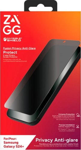 ZAGG InvisibleShield Glass Fusion Privacy Screen Protector for Samsung Galaxy S24+ - Tinted SHOP ONLINE