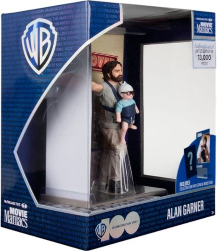 McFarlane Toys 6 Posed Figure - Alan Garner (The Hangover) - Movie Maniacs WB100 BUY ONLINE
