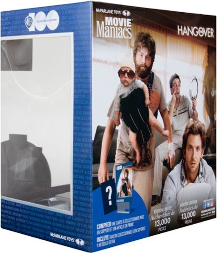 McFarlane Toys 6 Posed Figure - Alan Garner (The Hangover) - Movie Maniacs WB100 BUY IN EUROPE