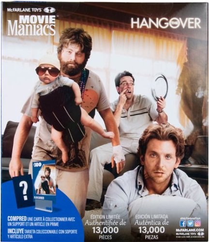 McFarlane Toys 6 Posed Figure - Alan Garner (The Hangover) - Movie Maniacs WB100 BUY IN MIDDLE EAST