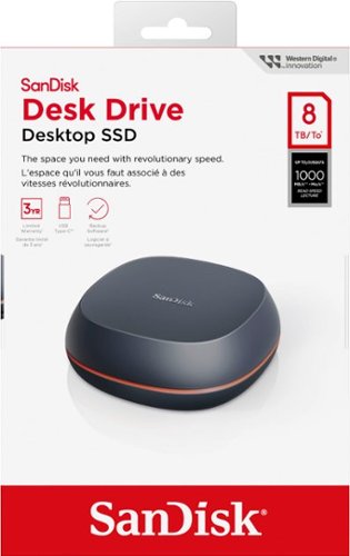 SanDisk 8TB  Desk Drive  USB Type-C Desktop External SSD - black HOW TO BUY