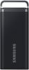 Samsung - T5 EVO Portable SSD 8TB, Up to 460MB/s , USB 3.2 Gen 1, Ideal use for Gamers & Creators - Black-Front_Standard