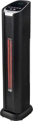 

Lifesmart - 24-inch Infrared PTC Tower Heater with Oscillation - Black