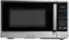 Front. Insignia™ - .9 Cu. Ft. Compact Countertop Microwave - Stainless Steel.