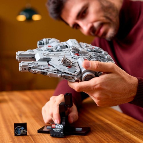 LEGO Star Wars Millennium Falcon 25th Anniversary Buildable Starship Model 75375 - Multi WORLDWIDE DELIVERY