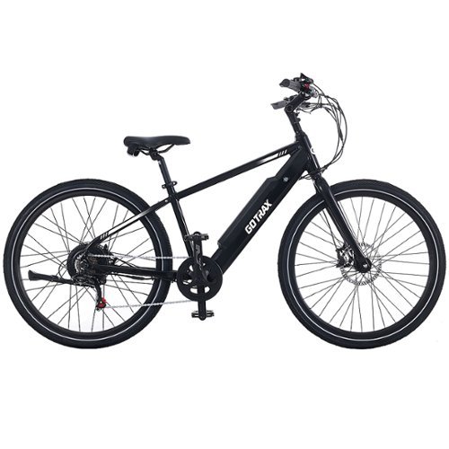 GoTrax - CTI Step Over eBike w/ 40.5mi Max Operating Range and 20mph Max Speed - Black