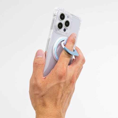 Bryten Ring Stand with MagSafe for Most Cell Phones - White Iridescent WORLDWIDE DELIVERY