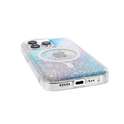 Bryten Starburst iPhone 15 Pro Max Case - Design with Sparkle Glitter, Silicon, MagSafe Compatible, Shockproof - Unicorn GLOBAL SHIPPING