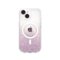 Bryten - Starburst iPhone 15 Case - Design with Sparkle Glitter, Silicon, MagSafe Compatible, Shockproof - Pink-Front_Standard