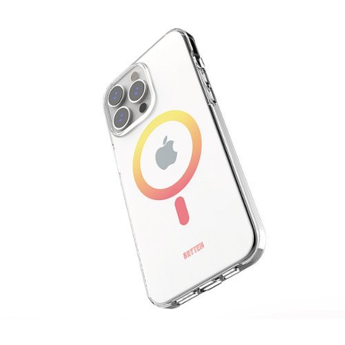 Bryten MagFX Design Phone Case for iPhone 15 Pro Max Case - Silicone, Compatible with MagSafe - Yellowing Resistant, Shockproof - Sunrise WORLDWIDE DELIVERY