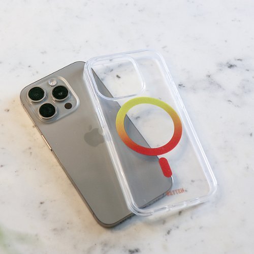 Bryten MagFX Design Phone Case for iPhone 15 Pro Max Case - Silicone, Compatible with MagSafe - Yellowing Resistant, Shockproof - Sunrise HOW TO BUY
