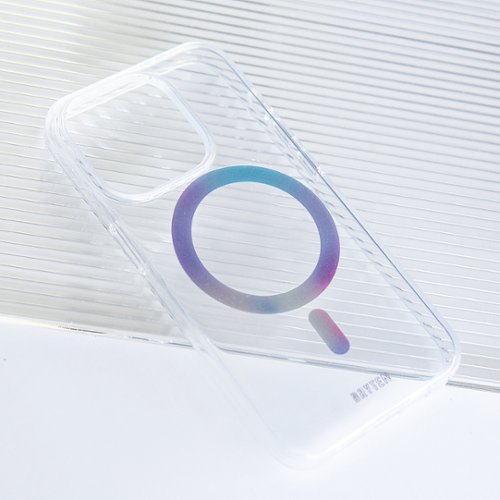 Bryten MagFX Design Phone Case for iPhone 15 Pro Case - Silicone, Compatible with MagSafe - Yellowing Resistant, Shockproof - Aura WORLDWIDE DELIVERY