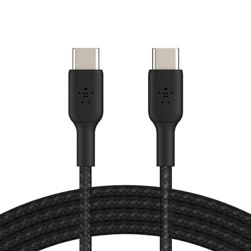 Belkin BOOST↑CHARGE Braided USB-C to USB-C Cable 3.3ft for iPhone, Samsung, Google Pixel, iPad Pro, Nintendo Switch 2 & More - Black WORLDWIDE DELIVERY