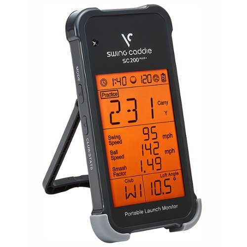 Photos - Laser Measuring Tool Swing VoiceCaddie - SC200 PLUS  Caddie Portable Golf Launch Monitor - Black 
