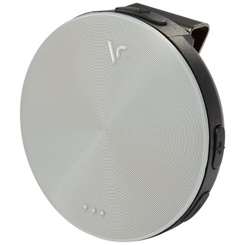 VoiceCaddie - VC4 Golf GPS Rangefinder | Voice Output of Distance, Auto-Slope, Front, Middle, Back Active Green Info - Silver/Black-Angle_Standard 