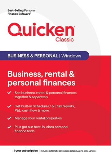 Quicken Classic Business and Personal 1-Year Subscription - Windows, Android, Apple iOS