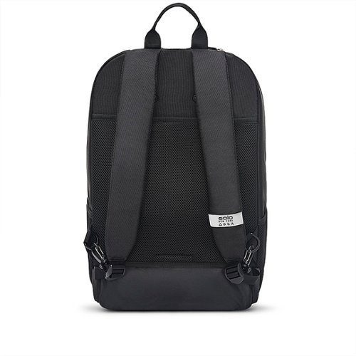Solo New York 15.6 Bleeker Recycled Rolling Backpack - Black WORLDWIDE DELIVERY