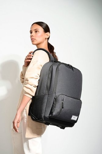 Solo New York 15.6 Bleeker Recycled Rolling Backpack - Black BUY ONLINE