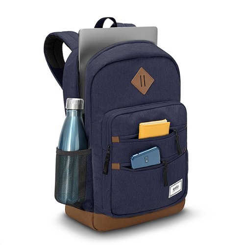Solo New York Re:Fresh Backpack For 15.6 Laptop - Blue GLOBAL SHIPPING
