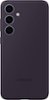 Samsung - Galaxy S24+ Silicone Case - Dark Violet-Front_Standard