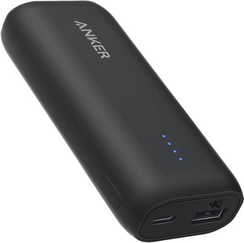 Anker 321 Power Bank (5000mAh, 12W, 2-Port) - Black