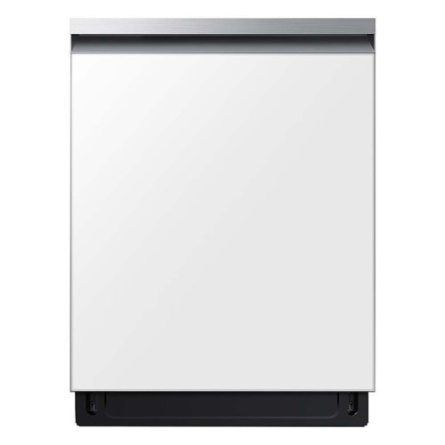 Samsung - Open Box Bespoke AutoRelease Smart Built-In Dishwasher with StormWash, 46dBA - Bespoke White Glass