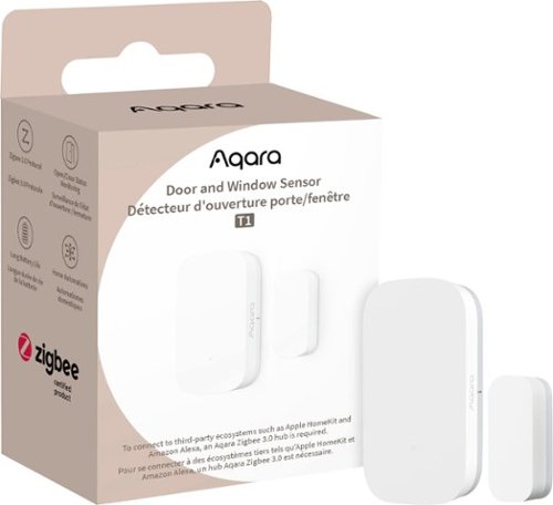 T1 Door and Window Sensor- Requires Aqara Hub, Supports Apple HomeKit, Alexa, Google, SmartThings - White