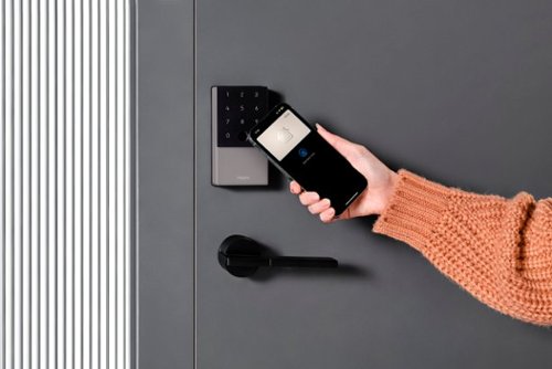 Aqara Smart Lock U100 Kit - Fingerprint Keyless Door Lock with Apple Home Key Unlocking/ Extra Hub and NFC Card Included - Silver WHERE TO BUY