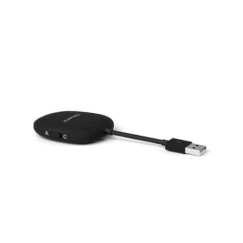 Aluratek Wireless adapter for Apple CarPlay and Android Auto - Black WORLDWIDE DELIVERY