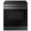 Front. Samsung - Bespoke 6.3 Cu. Ft. Slide-In Electric Induction Range with Anti-Scratch Glass Cooktop - Matte Black Steel.
