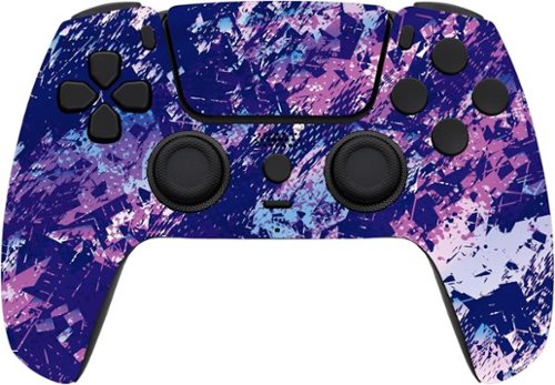 Custom Controllerzz - Custom Wireless Controller for PS5 - Purple Chaos-Front_Standard 