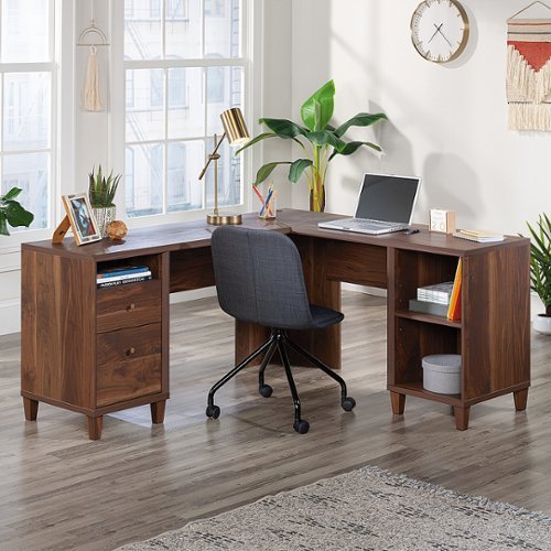 

Sauder - Willow Place L-Desk Gw A2 - Grand Walnut