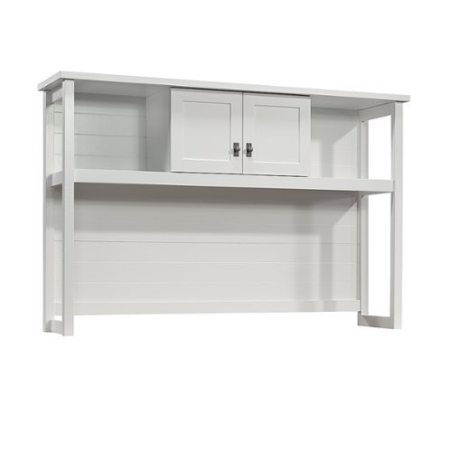 Sauder Cottage Road 60" Desk Hutch White