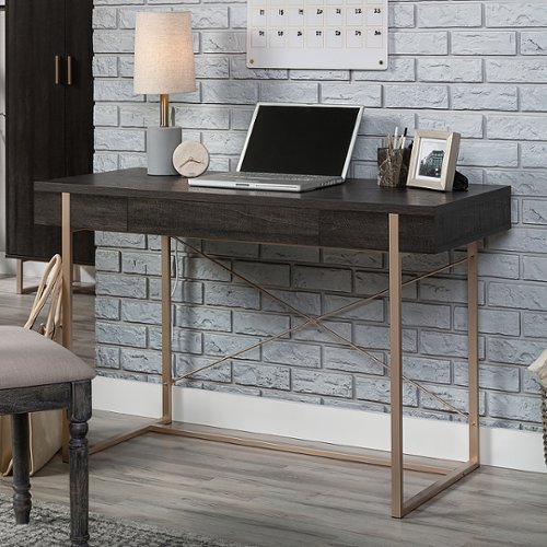 

Sauder - Walter Heights Writing Desk Bwg - SGS Blade Walnut