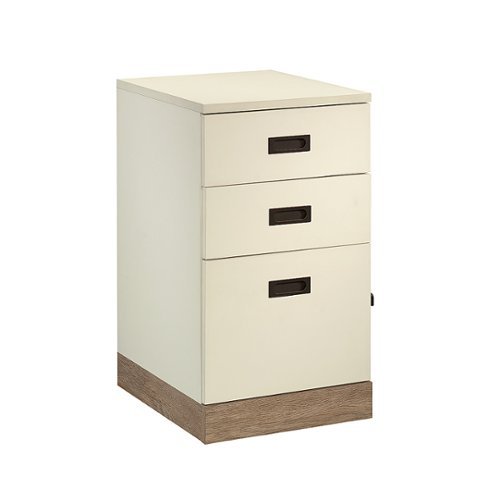 

Sauder - Dixon City 3-Drawer Mobile File Cabinet i - Brushed Oak