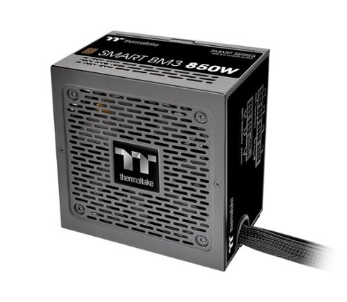 Thermaltake Smart BM3 80+ Bronze PCIE Gen 5 ATX 3.0 850W Semi-Modular Power Supply - Black WORLDWIDE DELIVERY