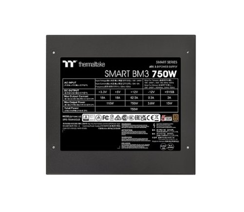 Thermaltake Smart BM3 80+ Bronze PCIE Gen 5 ATX 3.0 750W Semi-Modular Power Supply - Black WHERE TO BUY