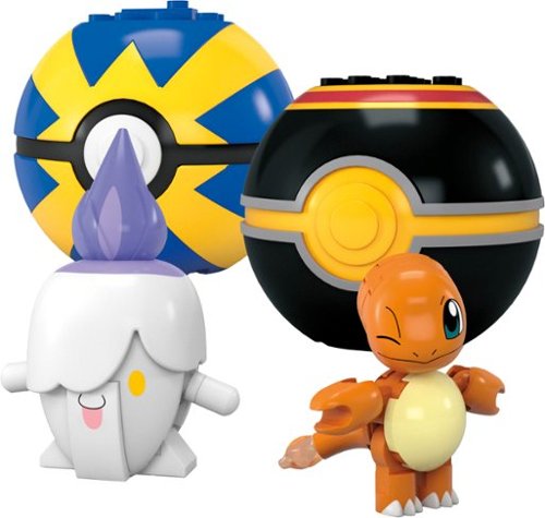 Mega Construx Pokemon Fire-Type Trainer Team (4-Pack) WORLDWIDE DELIVERY