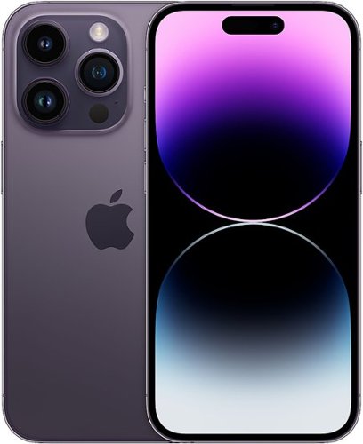 Apple - Geek Squad Certified Refurbished iPhone 14 Pro 128GB - Deep Purple (Unlocked)