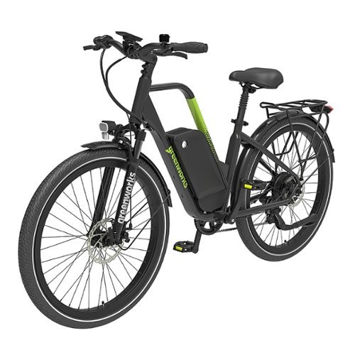 Greenworks - 80V 27.5" Venture Series Commuter EBike w/ 22mi. Max Op. Range & 22mph Max Speed (Battery & Charger not included) - Black