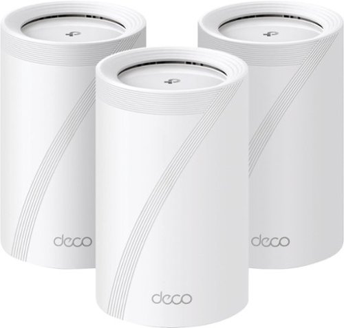 Photos - Wi-Fi TP-LINK  BE10000 Whole Home Mesh  7 System  - White DECO BE6 (3-Pack)