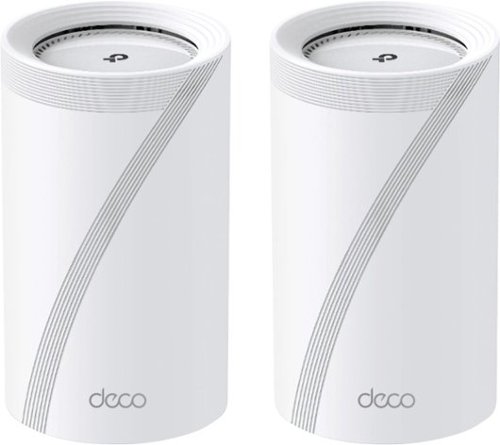 Photos - Wi-Fi TP-LINK  BE10000 Whole Home Mesh  7 System  - White DECO BE6 (2-Pack)