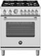 Bertazzoni - 30" Master Series range - Dual Fuel - 5 aluminum burners - Stainless Steel-Front_Standard