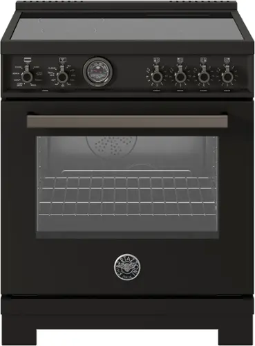 Front. Bertazzoni - 30" Professional Series range - Electric self clean oven - 4 induction zones - c.