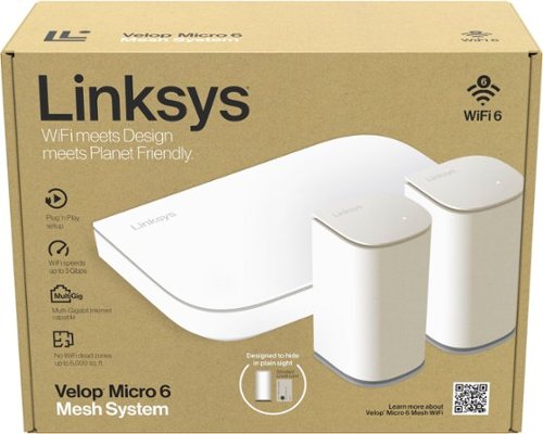 Linksys Velop AX3000 Dual Band Micro Mesh System (3-pack) - White BUY IN DUBAI