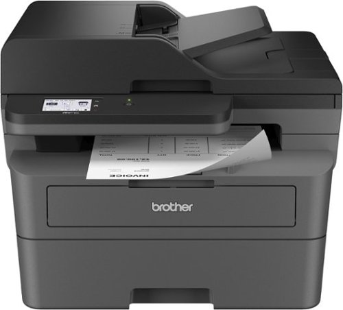  Brother - MFC-L2820DW Wireless Black-and-White Refresh Subscription Eligible All-In-One Laser Printer - Gray