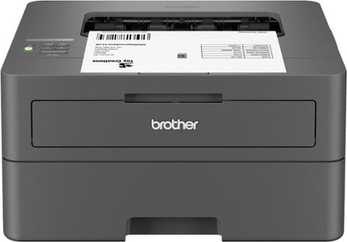  Brother - HL-L2405W Wireless Black-and-White Refresh Subscription Eligible Laser Printer - Gray