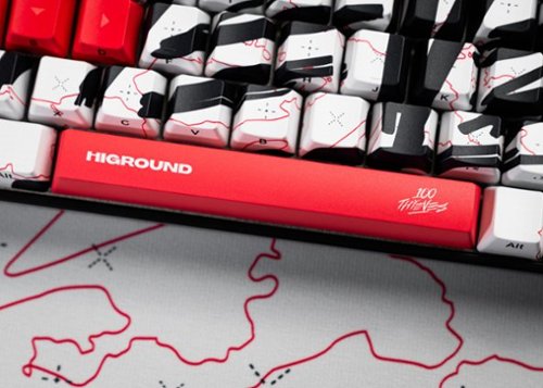 Higround Basecamp 75+ 75% Wired Mechanical Lubed TTC Milky Switch Gaming Keyboard with RGB Backlighting - 100 Thieves - Team Issue SHOP ONLINE