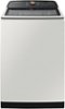 Samsung - 5.5 Cu. Ft. High-Efficiency Smart Top Load Washer with Auto Dispense System - Ivory-Front_Standard