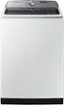 Front. Samsung - 5.2 Cu. Ft. High-Efficiency Smart Top Load Washer with Super Speed Wash - White.